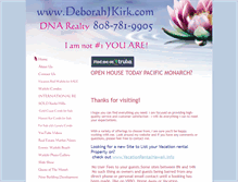 Tablet Screenshot of deborahjkirk.com